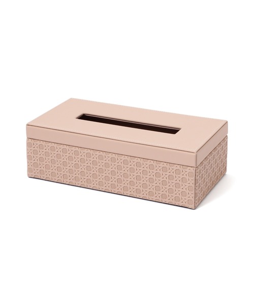 Francfranc（フランフラン） 収納 エンボス ティッシュボックス ピンク