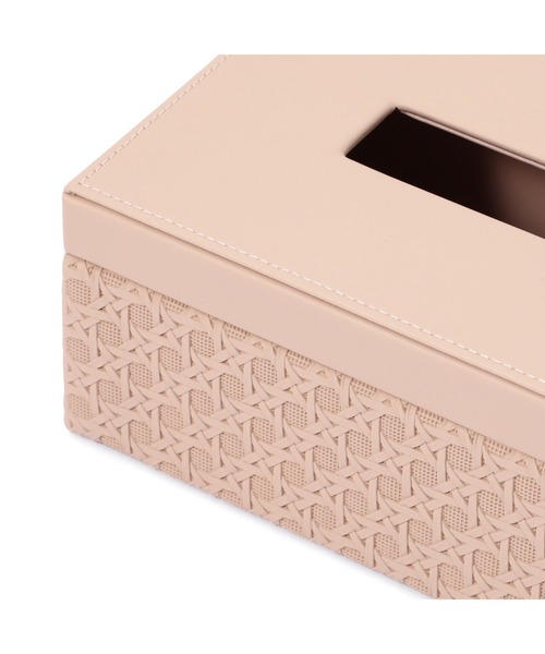 Francfranc（フランフラン） 収納 エンボス ティッシュボックス ピンク