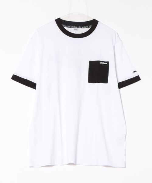 UMBRO■Lettering Ringer T-shirt■送料込 umbro tシャツ umbro/アンブロ RINGER TEE SHIRT メンズ