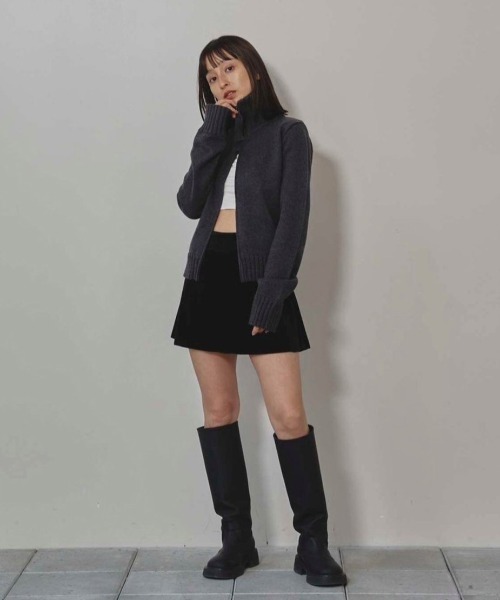 TODAYFUL ニット セーター Compact Zip Knit レディース : ZOZOTOWN