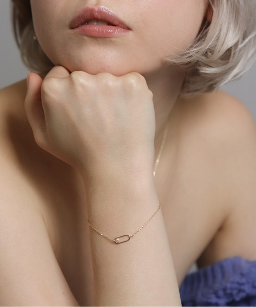 ブレスレット パール ブレスレット | K10YG レディース メンズの画像