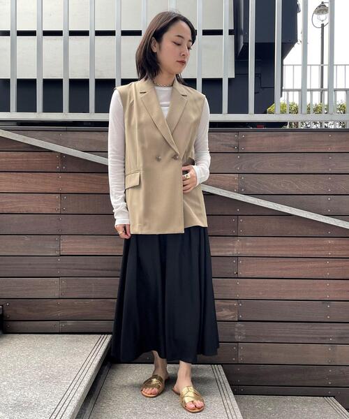 スカート 「手洗い可」タックフレアスカート | cloenc | 18
