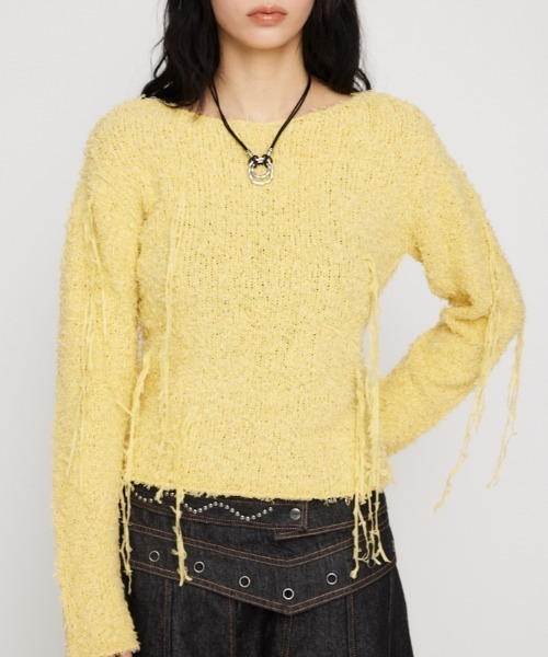 LAGUA GEM ニット セーター BUMPY DROP YARN レディース : ZOZOTOWN