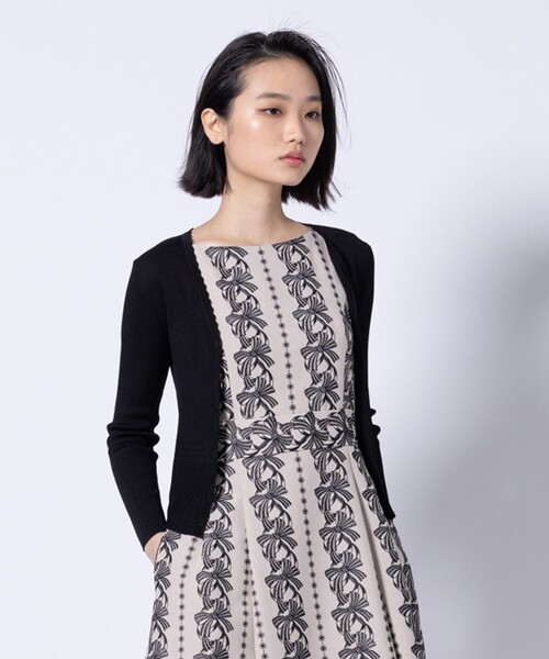 カーディガン EYELET AJISAI CARDIGAN カーディガン レディース