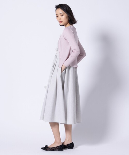カーディガン EYELET AJISAI CARDIGAN カーディガン レディースの画像