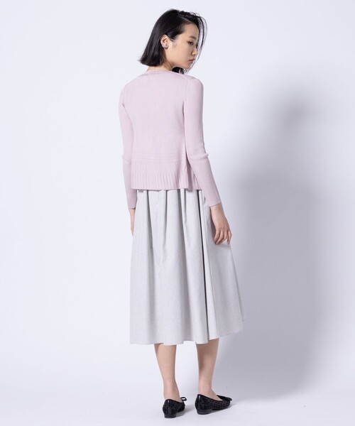 カーディガン EYELET AJISAI CARDIGAN カーディガン レディースの画像