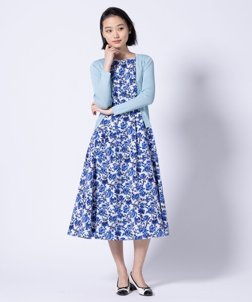 カーディガン EYELET AJISAI CARDIGAN カーディガン レディースの画像