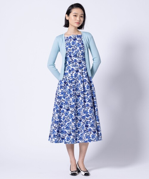 カーディガン EYELET AJISAI CARDIGAN カーディガン レディースの画像