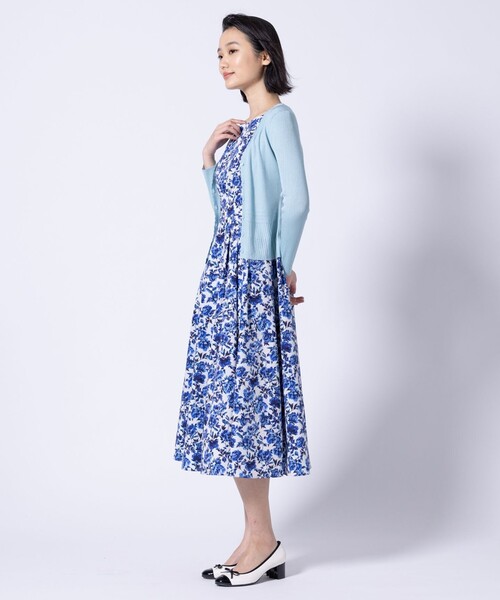 カーディガン EYELET AJISAI CARDIGAN カーディガン レディースの画像