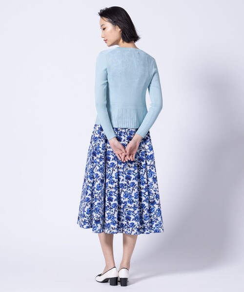 カーディガン EYELET AJISAI CARDIGAN カーディガン レディースの画像