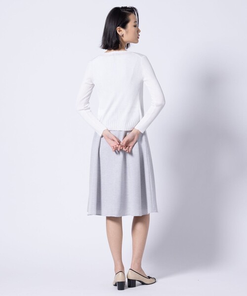 カーディガン EYELET AJISAI CARDIGAN カーディガン レディースの画像
