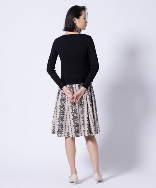 カーディガン EYELET AJISAI CARDIGAN カーディガン レディースの画像