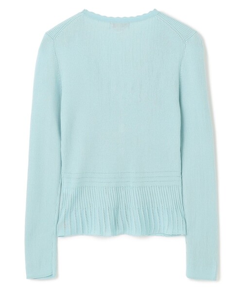 カーディガン EYELET AJISAI CARDIGAN カーディガン レディースの画像