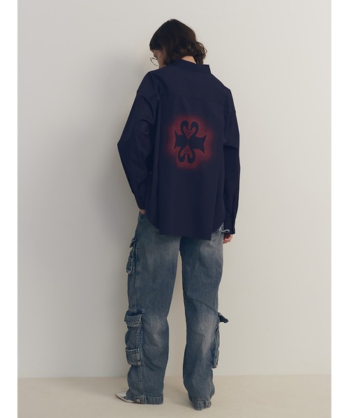 SORIN（ソリン） ブラウス シャツ I LOVE MY JOB Print Oversize Shirt