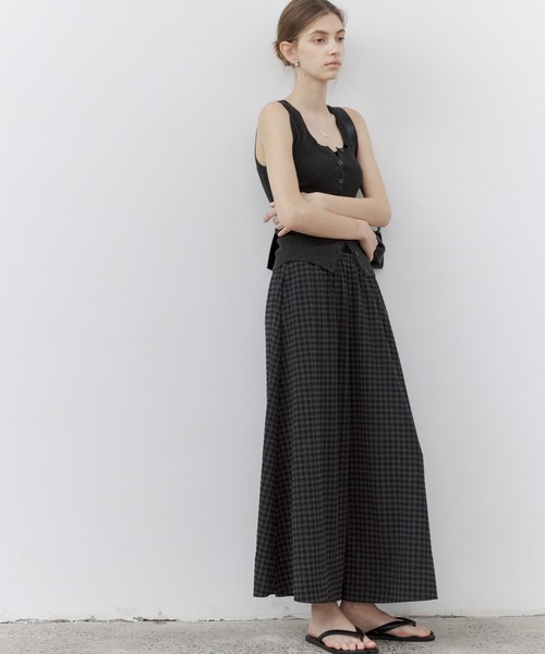 tageechita ベスト ジレ 「tageechita」ベーシックマルチボタン