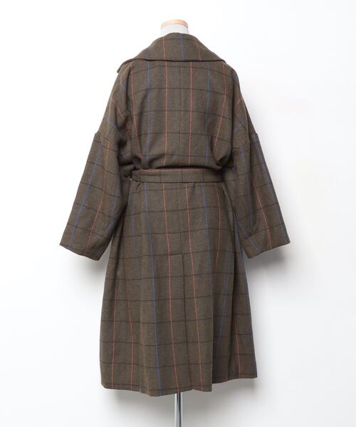 「MEDE19F」 チェスターコート 1 カーキ レディース_画像2