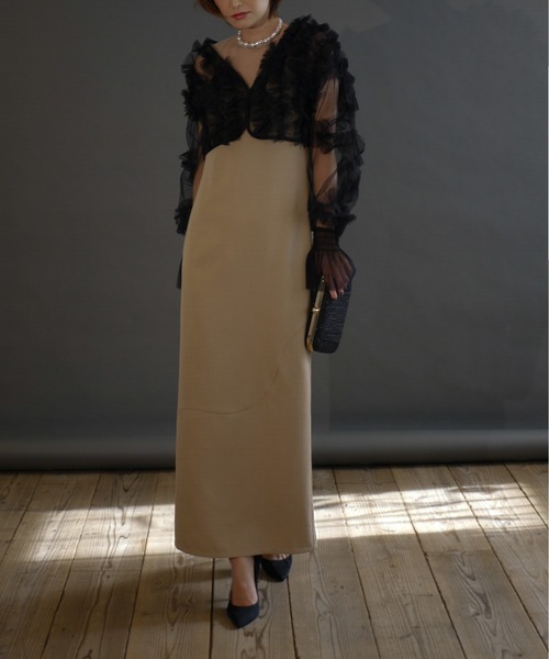 スーツ・フォーマル・ドレス 2way tule bolero dress My shawty My shawty ドレス 2way tule bolero dress : ZOZOTOWN Yahoo!店