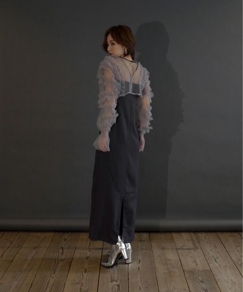 My shawty（マイシャウティー） ドレス 2way tule bolero dress