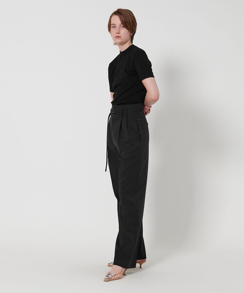 ＜AEWEN MATOPH＞ハイウエスト ベルトパンツ AEWEN MATOPH パンツ 「AEWEN MATOPH」ハイウエスト ベルト