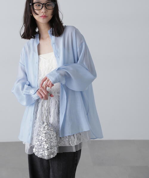 ブラウス シャツ 「累計販売5000枚以上！」バックスリットブラウスT レディース GALLARDAGALANTE ブラウス シャツ 「累計販売5000枚以上