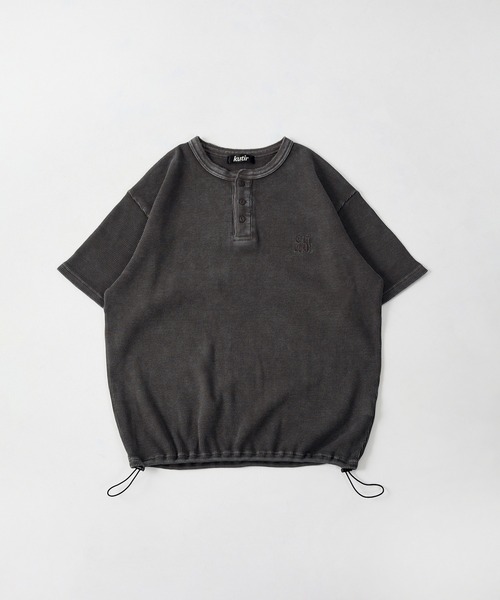 新品 6ROKUMILITARY KANOKO HENLY NECK ｶｯﾄｿｰ CLEL（クレイル）の「【CLEL】Functionary Thermal Henley Neck T