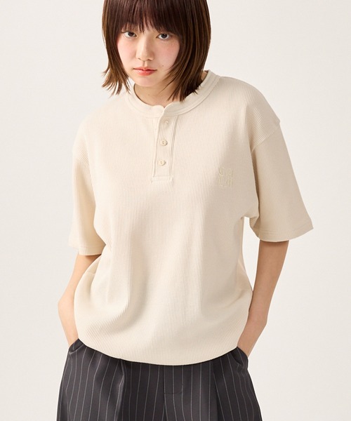 Tシャツ・カットソー Pleddy Soft Henry Neck Rib T Shirt (4color) Pleddy Soft Henry Neck Rib T Shirt (4color) (ASCLO/Tシャツ