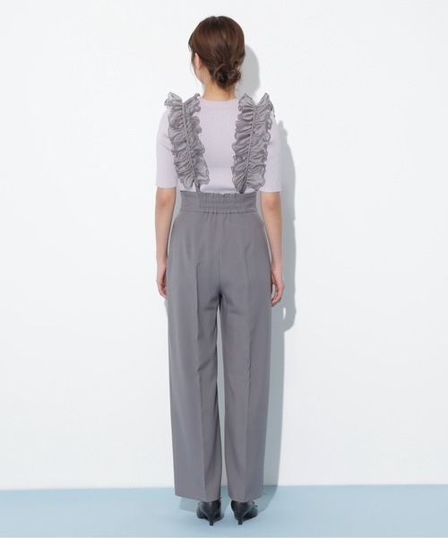 ジル バイ ジル スチュアート（JILL by JILL STUART）/フリルサス付きワイドパンツ JILL by JILL STUART（ジルバイジルスチュアート） パンツ フリルサス