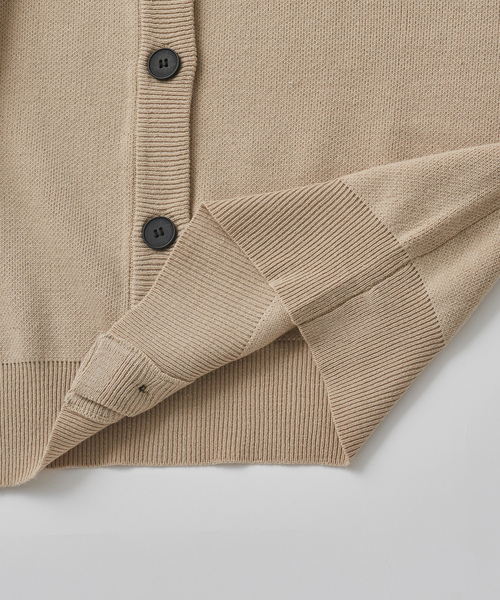 「MAISON BREEZE」 ニットカーディガン FREE ベージュ レディース_画像7