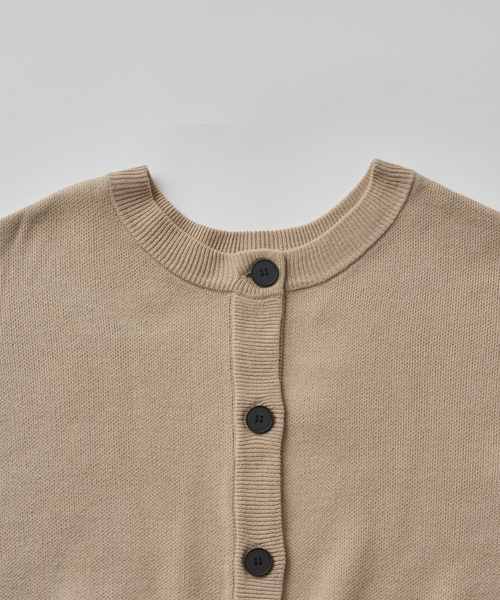 「MAISON BREEZE」 ニットカーディガン FREE ベージュ レディース_画像8