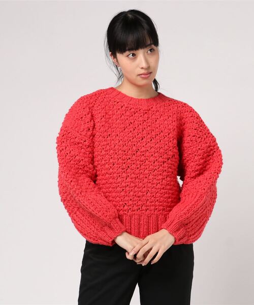 「RNA-N」 長袖ニット MEDIUM ピンク レディース_画像2