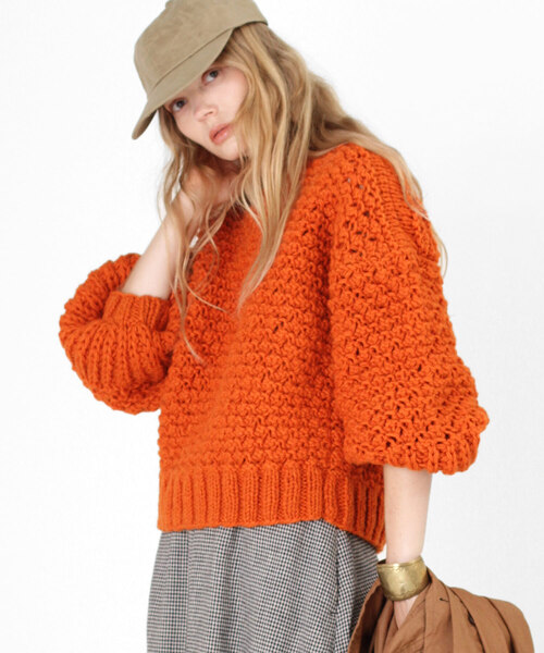 「RNA-N」 長袖ニット MEDIUM ピンク レディース_画像4