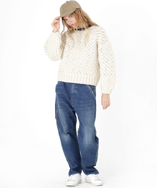 「RNA-N」 長袖ニット MEDIUM ピンク レディース_画像6