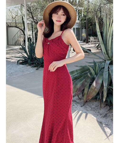 【新品】 レースキャミワンピース リゼクシー RESEXXY RESEXXY（リゼクシー） ワンピース コットンレースキャミワンピース