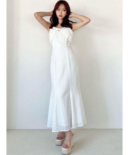 RESEXXY（リゼクシー） ワンピース コットンレースキャミワンピース