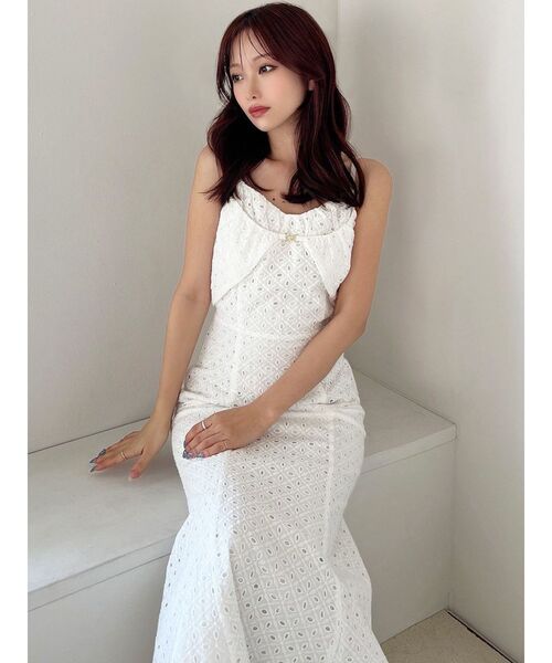 RESEXXY（リゼクシー） ワンピース コットンレースキャミワンピース