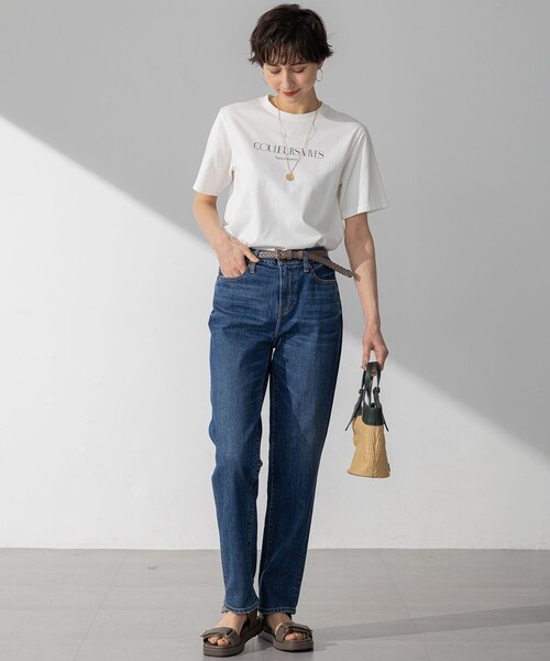 【洗える】ボタニカル カラー Tシャツ 23区 tシャツ 「洗える」ボタニカル カラー Tシャツ レディース