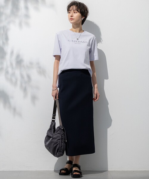 【洗える】ボタニカル カラー Tシャツ 23区 tシャツ 「洗える」ボタニカル カラー Tシャツ レディース