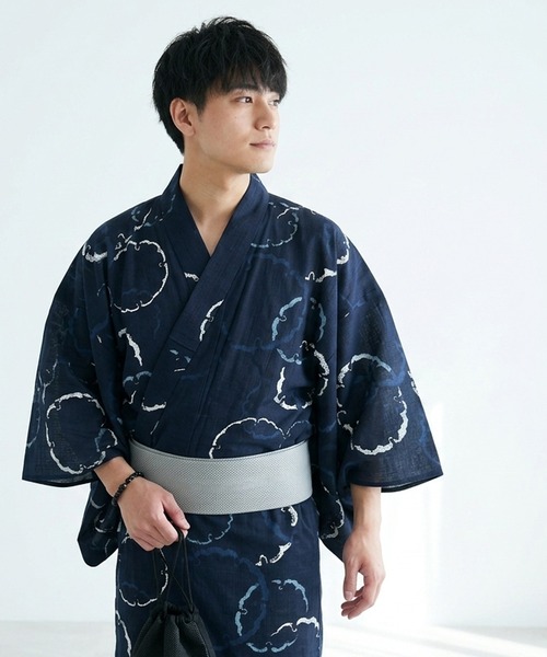 utatane 浴衣 選べるメンズ浴衣3点セット 古典レトロ メンズ
