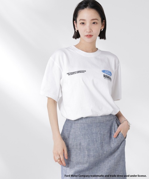 tシャツ GOOD ROCK SPEED/Ford Tシャツ ホワイト レディース