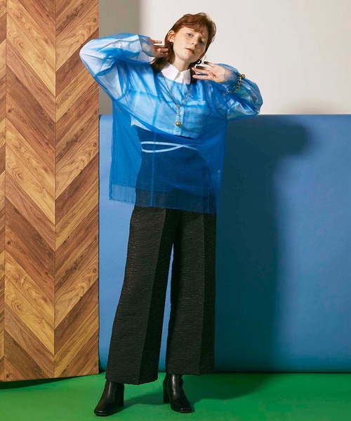 MAISON SPECIAL◆長袖カットソー/FREE/ポリエステル/BLK/21221315405// MAISON SPECIAL 「MAISON SPECIAL」 長袖カットソー FREE