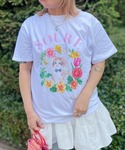 tシャツ キャットフラワー フロントプリント ...の詳細画像1