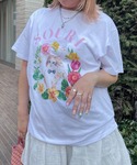 tシャツ キャットフラワー フロントプリント ...の詳細画像5