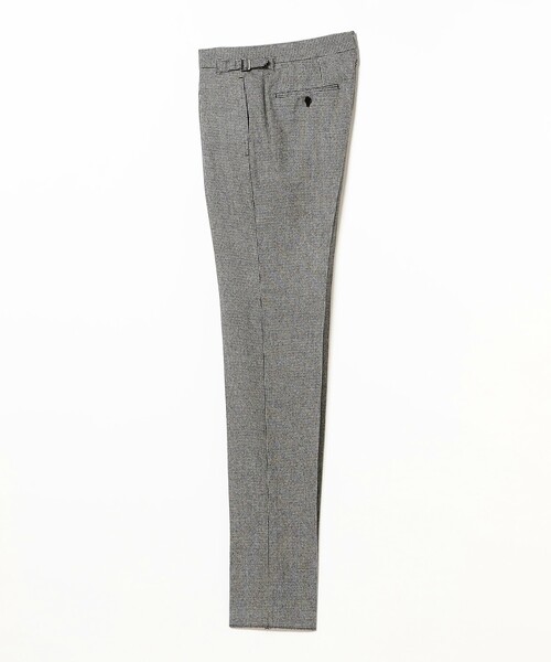 BEAMS F（ビームスF） パンツ ウール ハウンドトゥース 1プリーツ