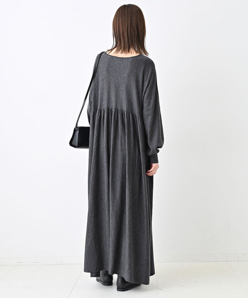 SLOBE IENA（スローブイエナ） ニットワンピース FREE ネイビー