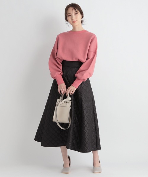 「Andemiu」 フレアスカート SMALL ベージュ レディース_画像9