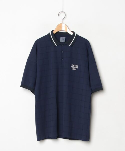 UNITED ARROWS GOLF ポロシャツ Lサイズ ネイビー　新品未使用 UNITED ARROWS GOLF 「UNITED GOLF」 半袖ポロシャツ L ネイビー