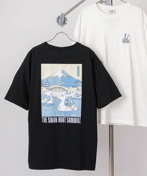 SAMS フレイムプリント Tシャツ　L 未使用　レア セール】リメイク風刺繍T 138739（Tシャツ/カットソー）｜LEPSIM