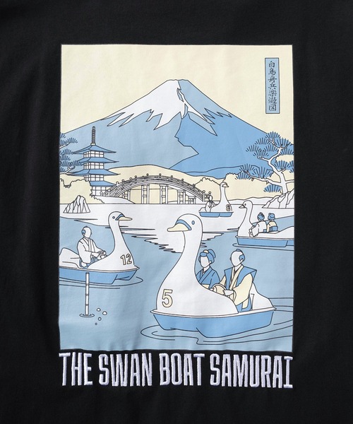 SAMS フレイムプリント Tシャツ　L 未使用　レア tシャツ 「83」SAMURAI/バックプリント/メンズ/レディース