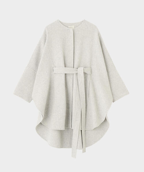 LE PHIL（ル フィル） ノーカラーコート コート ソフトウールリバー