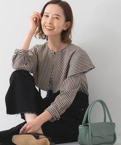 「URBAN RESEARCH ROSSO WOMEN」 長袖ブラウス FREE ベージュ系その他 レディース
